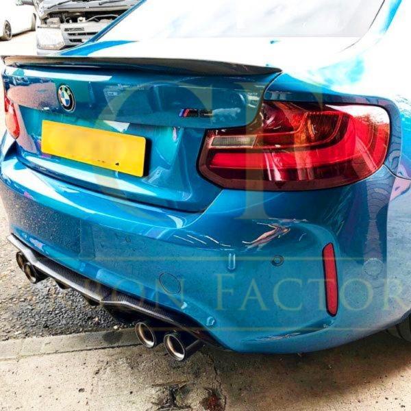 BMW 2 Series F22 F87 M2 MP Style Carbon Fibre Boot Spoiler 13-21 by Carbon Factory-Carbon Factory