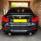 BMW 2 Series F22 F87 M2 PSM Style Gloss Black Boot Spoiler 14-20 by Carbon Factory-Carbon Factory