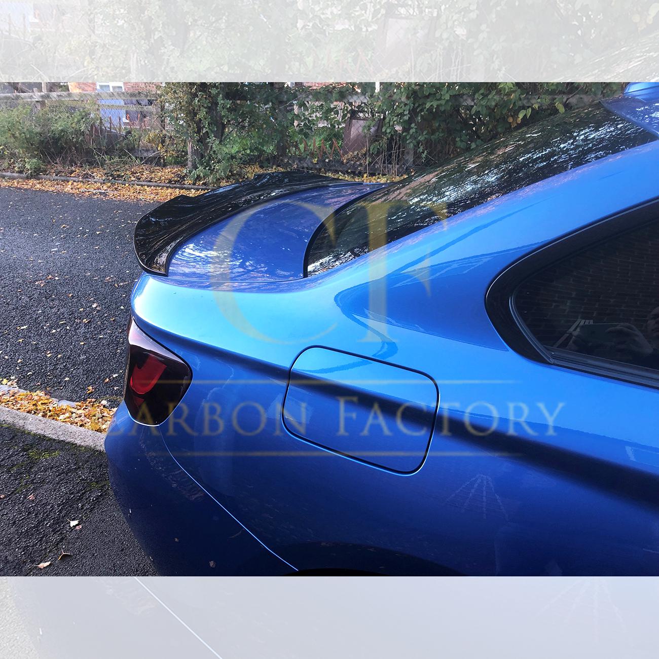 BMW 2 Series F22 F87 M2 PSM Style Gloss Black Boot Spoiler 14-20 by Carbon Factory-Carbon Factory