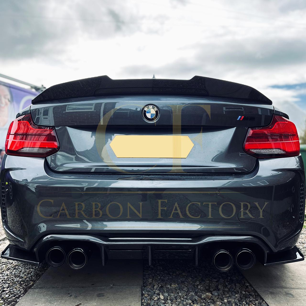 BMW 2 Series F22 F87 M2 PSM Style Pre-preg Carbon Fibre Boot Spoiler 13-21 by Carbon Factory-Carbon Factory