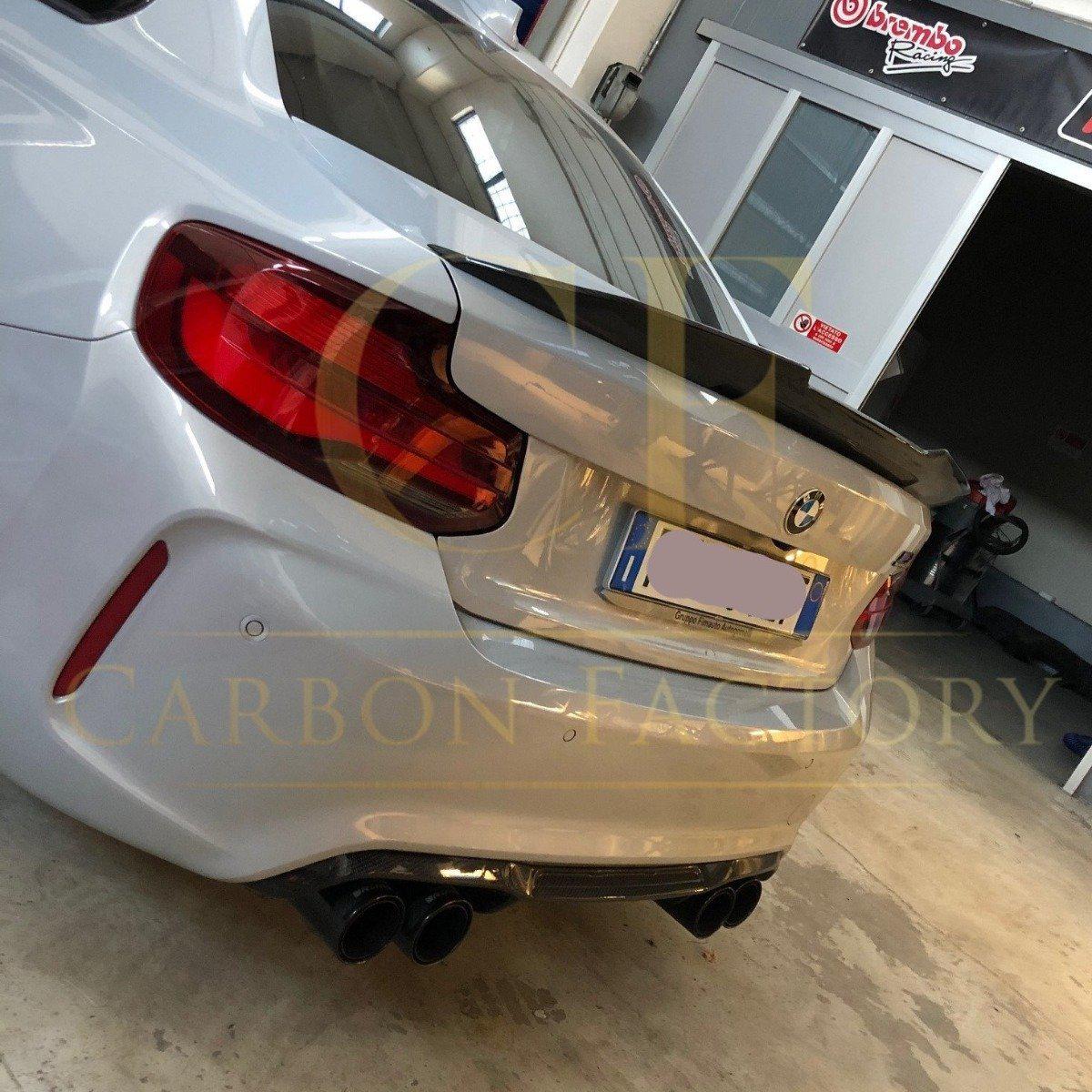 BMW 2 Series F22 F87 M2 PSM Style Pre-preg Carbon Fibre Boot Spoiler 13-21 by Carbon Factory-Carbon Factory