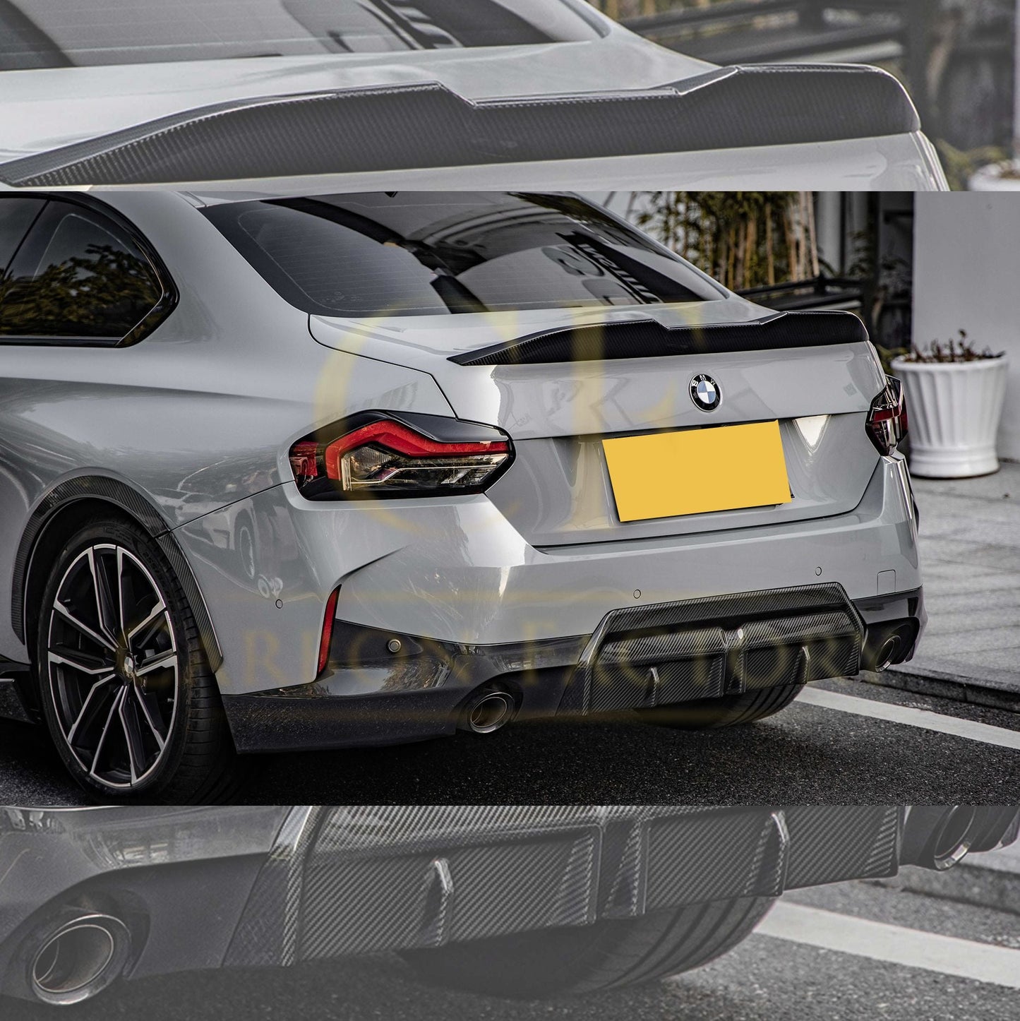 BMW 2 Series G42 Coupe M Performance Style Pre-Preg Carbon Fibre Diffuser 21-Present-Carbon Factory