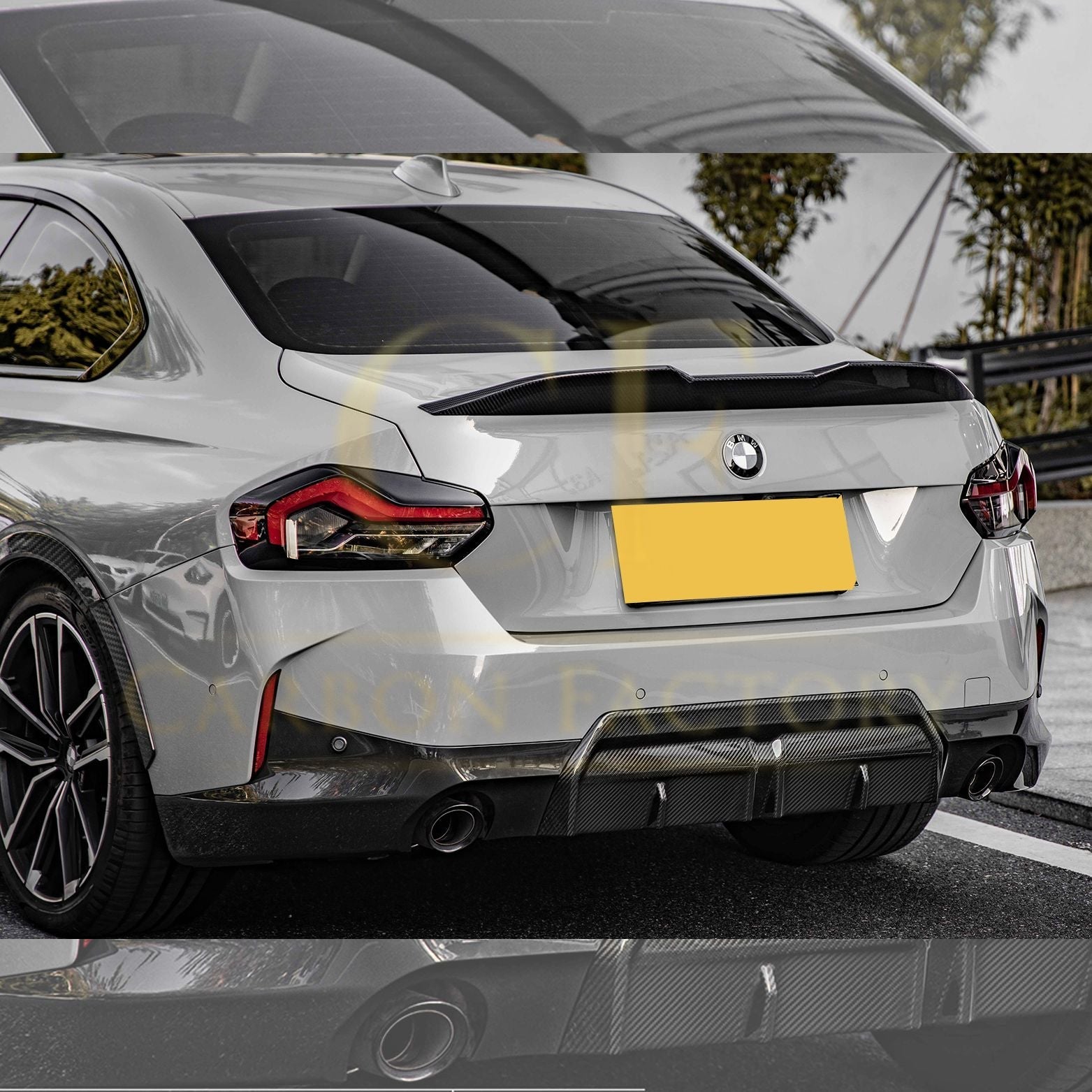 BMW 2 Series G42 Coupe M Style Pre-Preg Carbon Fibre Diffuser 21-Present-Carbon Factory