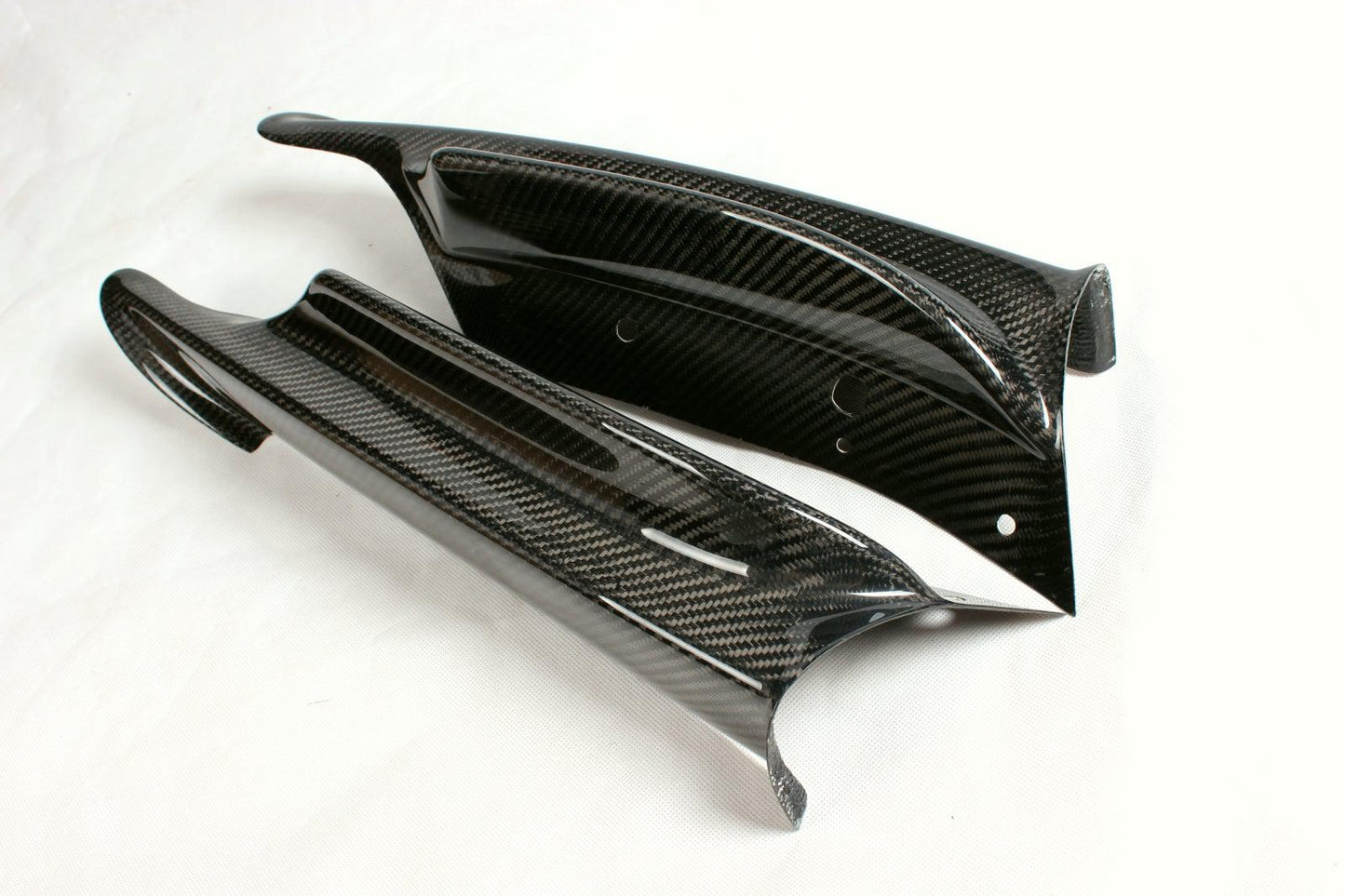 BMW 3 Series E90 Pre LCI Carbon Fibre Front Bumper Covers 05-08 by Carbon Factory-Carbon Factory