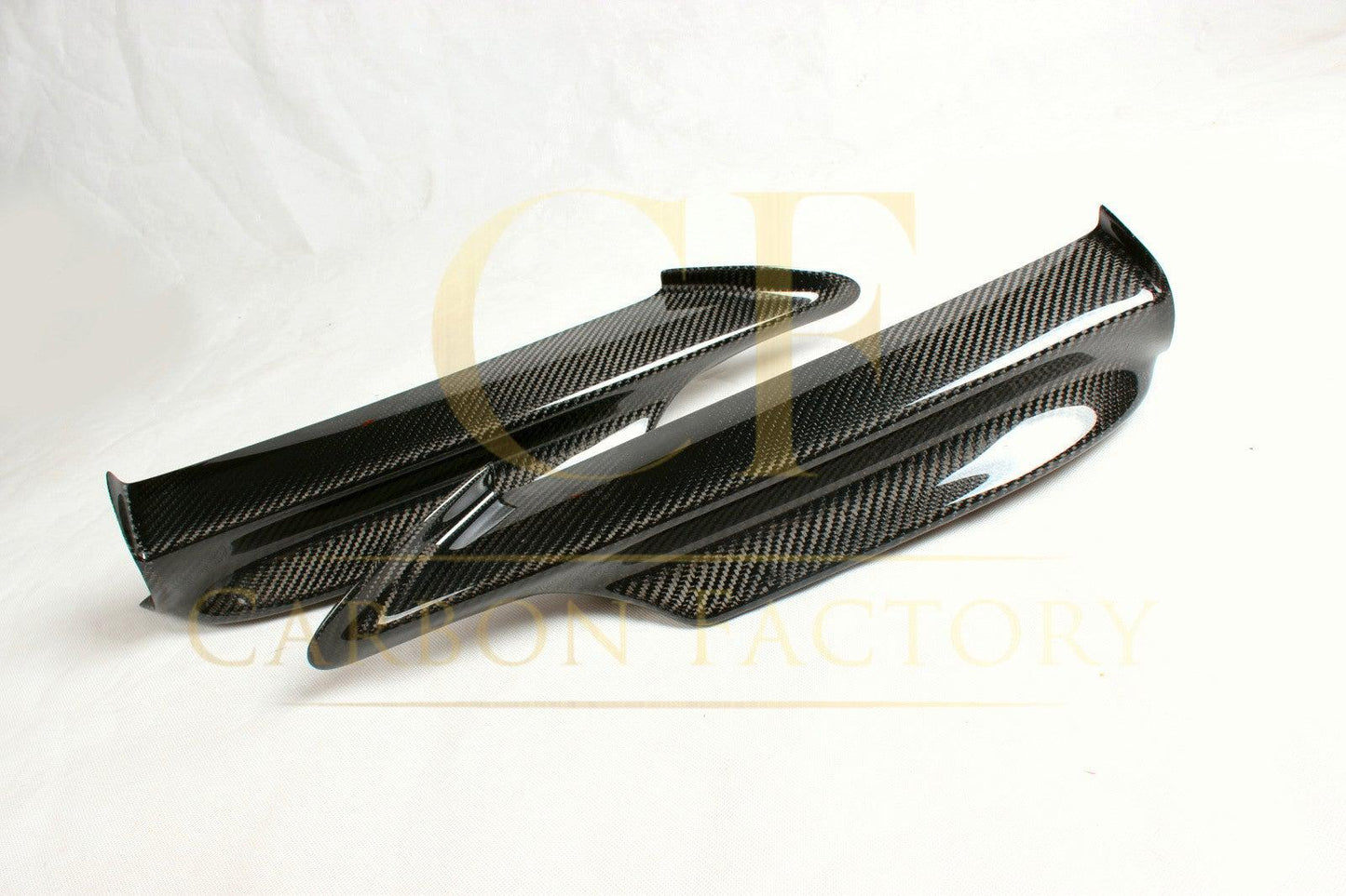 BMW 3 Series E90 Pre LCI Carbon Fibre Front Bumper Covers 05-08 by Carbon Factory-Carbon Factory