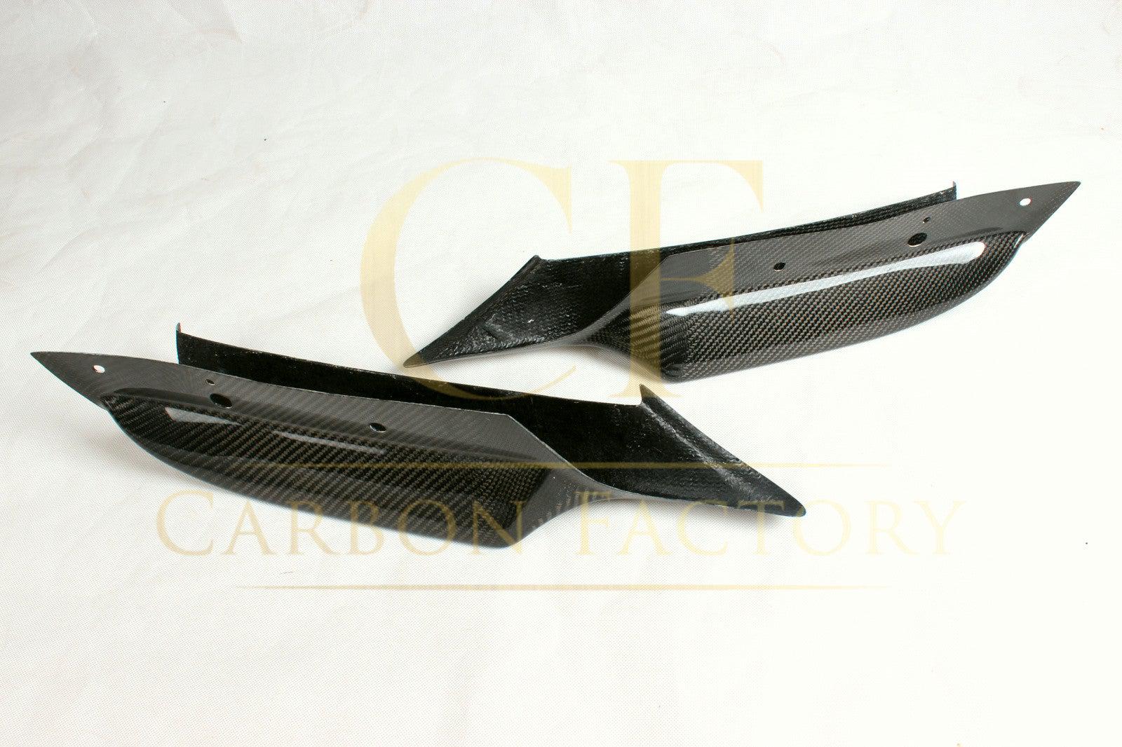 BMW 3 Series E90 Pre LCI Carbon Fibre Front Bumper Covers 05-08 by Carbon Factory-Carbon Factory