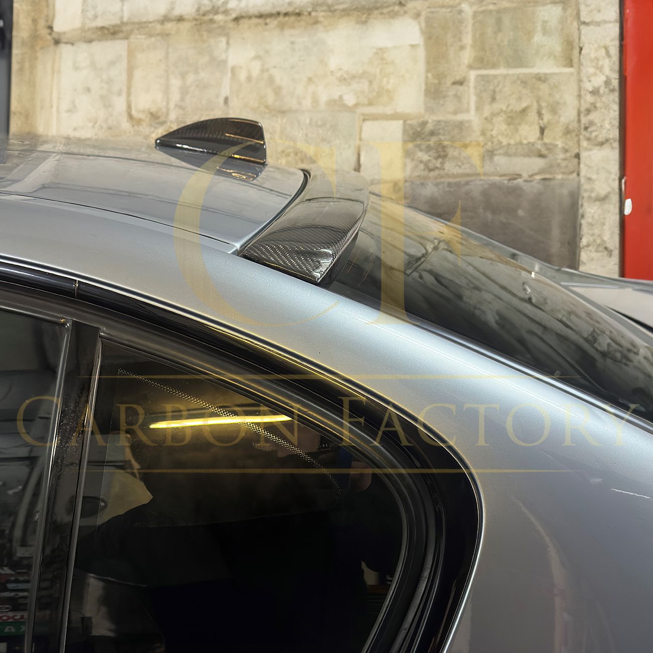 BMW 3 Series E90 Saloon inc M3 Carbon Fibre Roof Spoiler 05-08 by Carbon Factory-Carbon Factory