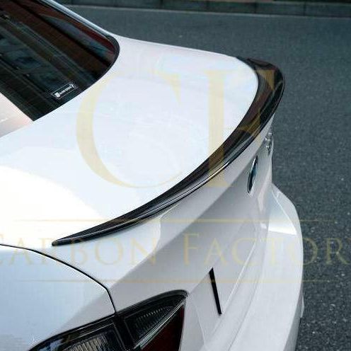 BMW 3 Series E90 Saloon inc M3 M Performance Style Carbon Fibre Boot Spoiler 07-13-Carbon Factory