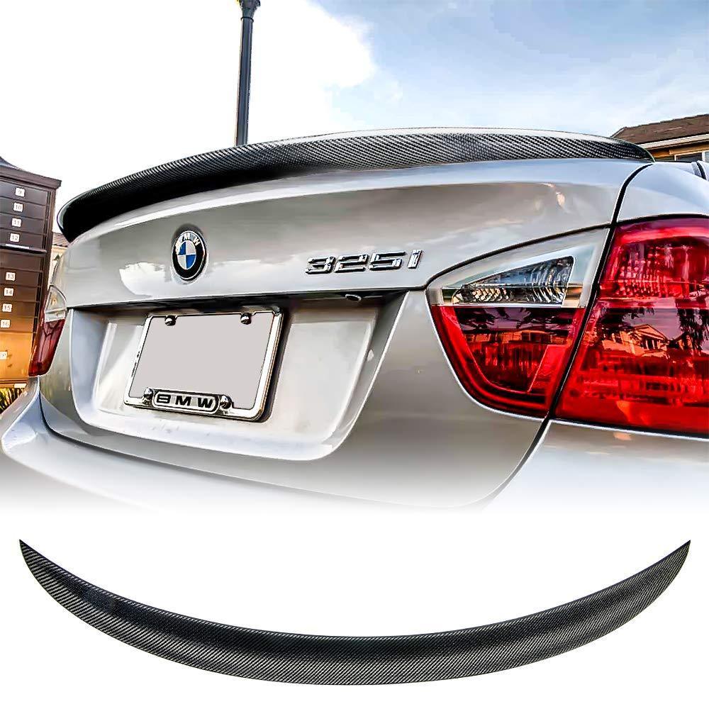 BMW 3 Series E90 Saloon inc M3 MP Style Carbon Fibre Boot Spoiler 07-13 by Carbon Factory-Carbon Factory