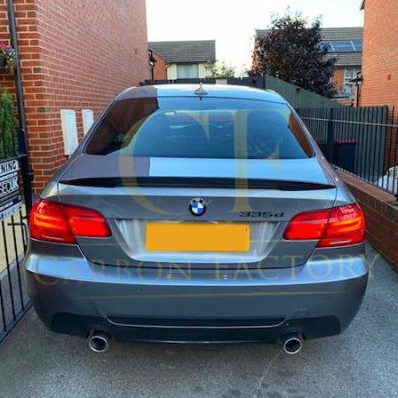 BMW 3 Series E92 Coupe inc M3 M Performance Style Pre-Preg Carbon Fibre Boot Spoiler 07-13-Carbon Factory