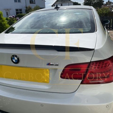 BMW 3 Series E92 Coupe inc M3 MP Style Pre-Preg Carbon Fibre Boot Spoiler 07-13 by Carbon Factory-Carbon Factory