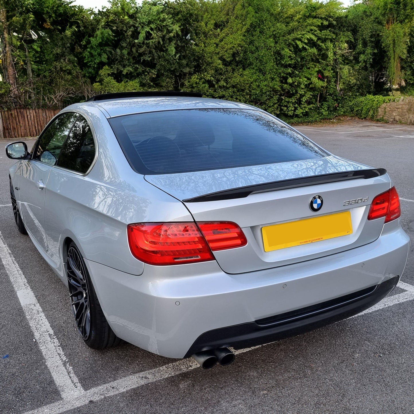 BMW 3 Series E92 Coupe inc M3 MP Style Pre-Preg Carbon Fibre Boot Spoiler 07-13 by Carbon Factory-Carbon Factory