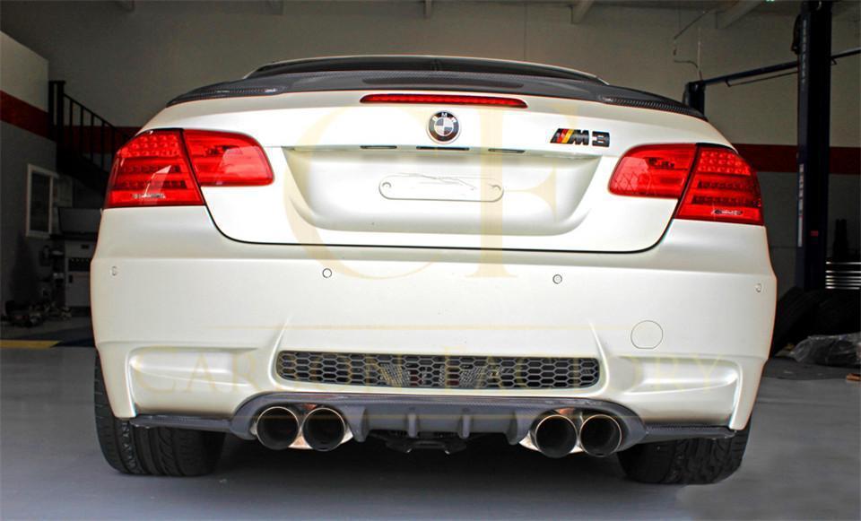 BMW 3 Series E93 Convertible inc M3 MP Style Carbon Fibre Boot Spoiler 07-13 by Carbon Factory-Carbon Factory