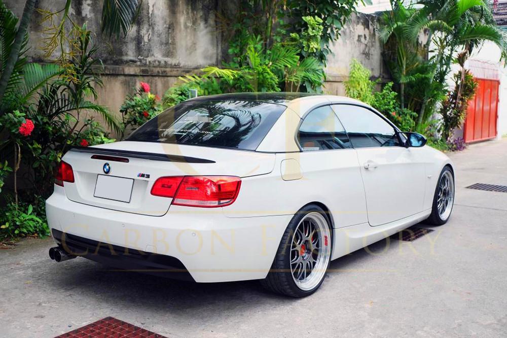 BMW 3 Series E93 Convertible inc M3 MP Style Carbon Fibre Boot Spoiler 07-13 by Carbon Factory-Carbon Factory