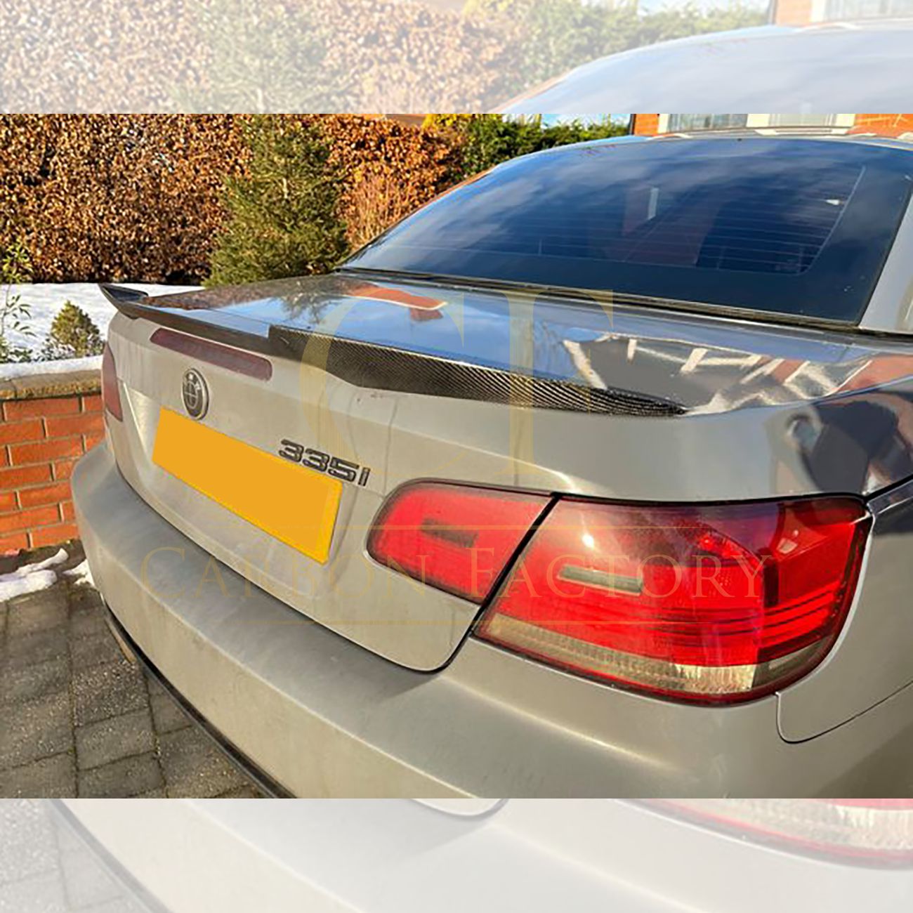 BMW 3 Series E93 Convertible inc M3 PSM Style Pre-preg Carbon Fibre Boot Spoiler 07-13 by Carbon Factory-Carbon Factory