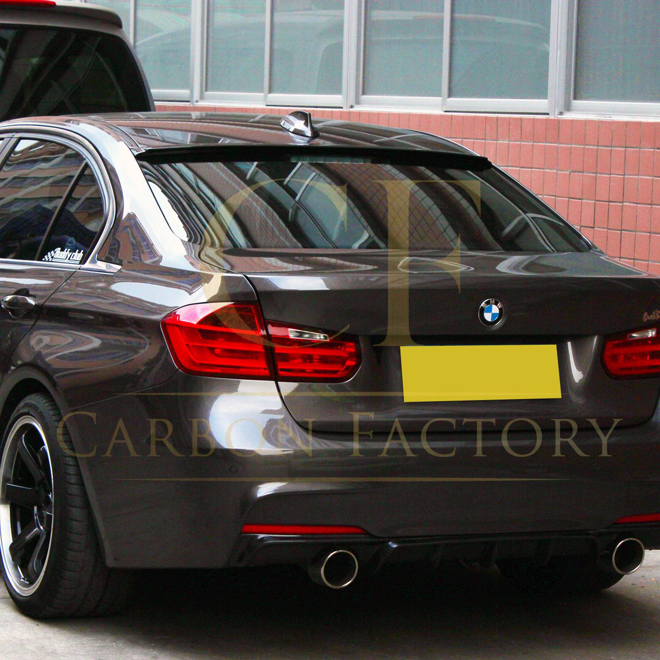 BMW 3 Series F30 F80 Saloon inc M3 Carbon Fibre Roof Spoiler M3 Style 13-18 by Carbon Factory-Carbon Factory