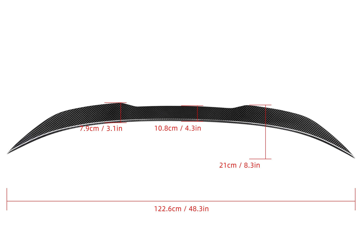 BMW 3 Series F30 F80 Saloon inc M3 DA Style Pre-preg Carbon Fibre Boot Spoiler 13-18 by Carbon Factory-Carbon Factory