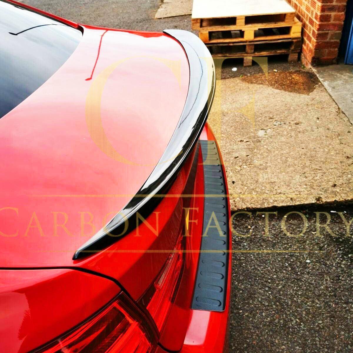 BMW 3 Series F30 F80 Saloon inc M3 MP Style Gloss Black Boot Spoiler 13-18 by Carbon Factory-Carbon Factory