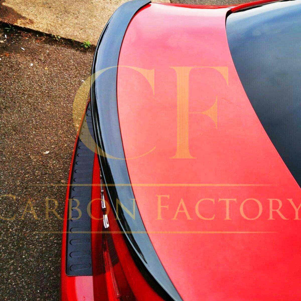 BMW 3 Series F30 F80 Saloon inc M3 MP Style Gloss Black Boot Spoiler 13-18 by Carbon Factory-Carbon Factory