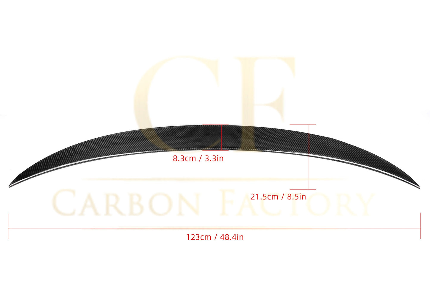 BMW 3 Series F30 F80 Saloon inc M3 MP Style Pre-preg Carbon Fibre Boot Spoiler 13-18 by Carbon Factory-Carbon Factory