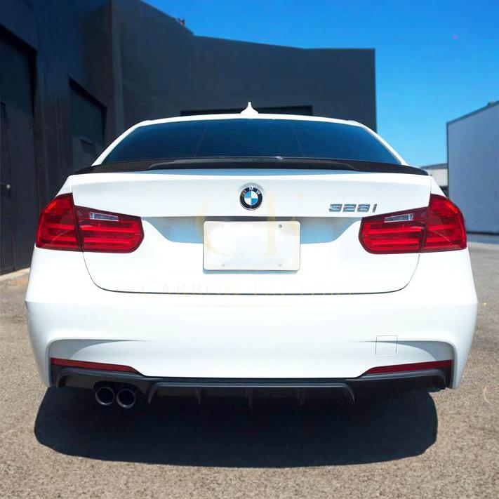 BMW 3 Series F30 F80 Saloon inc M3 MP Style Pre-preg Carbon Fibre Boot Spoiler 13-18 by Carbon Factory-Carbon Factory