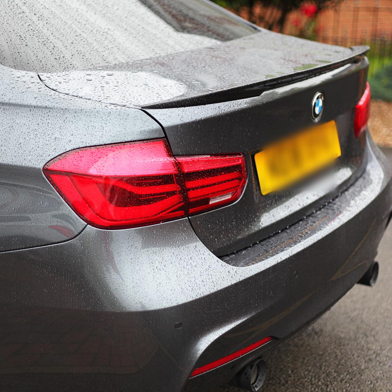 BMW 3 Series F30 F80 Saloon inc M3 MP Style Pre-preg Carbon Fibre Boot Spoiler 13-18 by Carbon Factory-Carbon Factory