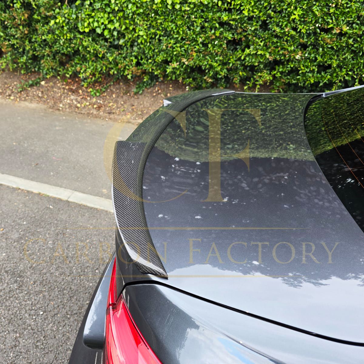 BMW 3 Series F30 F80 Saloon inc M3 V Style Pre-preg Carbon Fibre Boot Spoiler 13-18-Carbon Factory