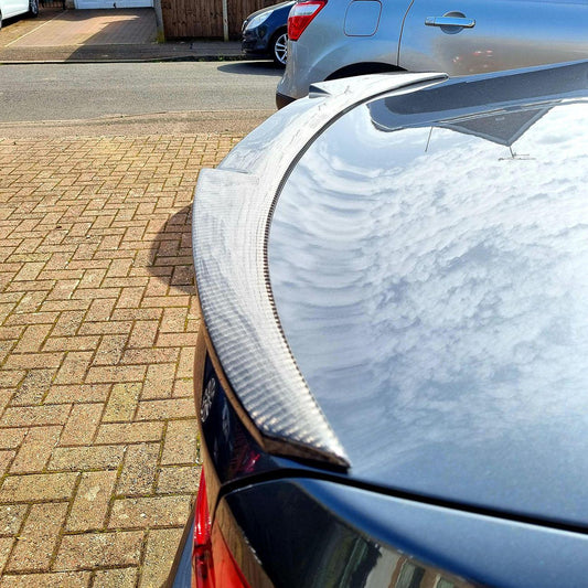 BMW 3 Series F30 F80 Saloon inc M3 V Style Pre-preg Carbon Fibre Boot Spoiler 13-18 by Carbon Factory-Carbon Factory