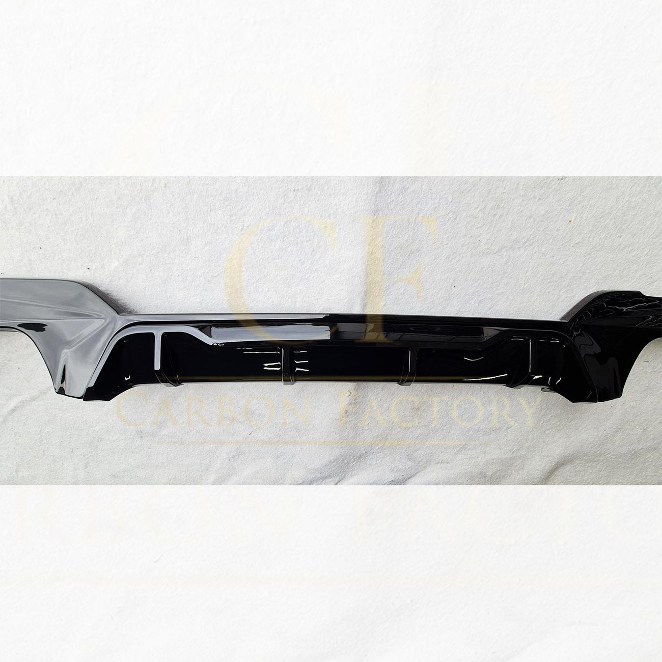 BMW 3 Series G20 G21 340i Gloss Black MP Style Rear Diffuser 19-22-Carbon Factory