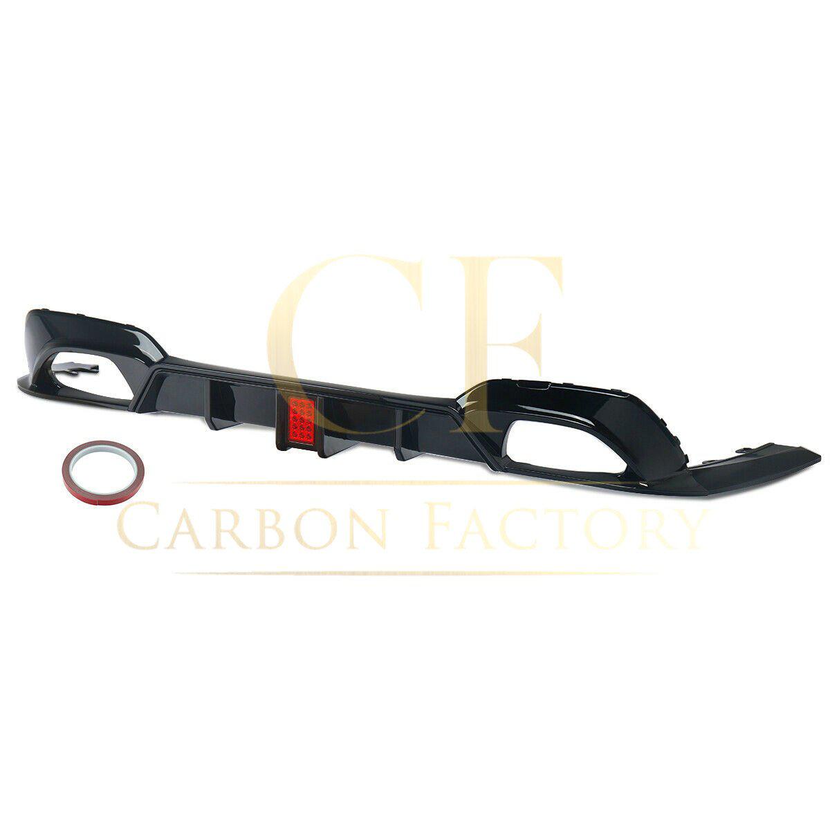 BMW 3 Series G20 G21 Gloss Black LED Rear Diffuser Quad Exhaust 19-22 by Carbon Factory-Carbon Factory