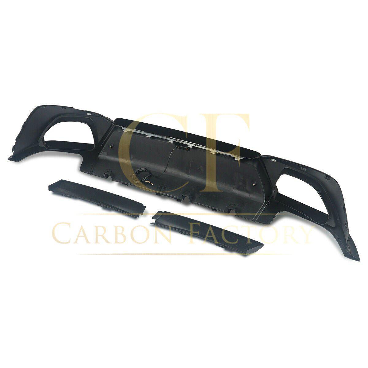 BMW 3 Series G20 G21 Gloss Black LED Rear Diffuser Quad Exhaust 19-22 by Carbon Factory-Carbon Factory