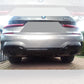 BMW 3 Series G20 G21 Gloss Black MP Style Rear Diffuser 19-22 Dual exhaust-Carbon Factory