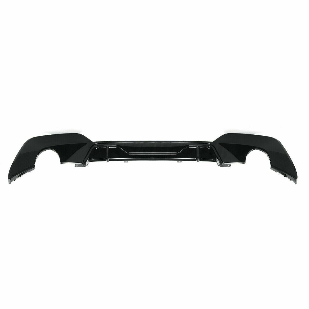 BMW 3 Series G20 G21 Gloss Black MP Style Rear Diffuser 19-22 Dual exhaust-Carbon Factory