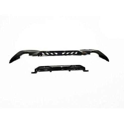 BMW 3 Series G20 G21 Gloss Black MP Style Rear Diffuser 19-22 Dual exhaust-Carbon Factory