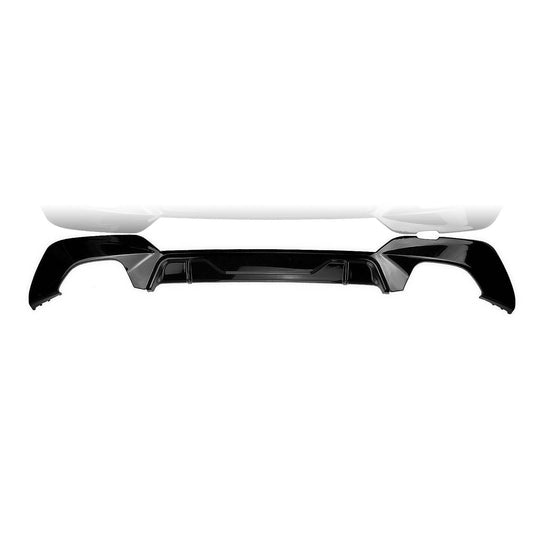 BMW 3 Series G20 G21 Gloss Black MP Style Rear Diffuser 19-22 - Quad exhaust-Carbon Factory