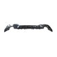 BMW 3 Series G20 G21 Gloss Black RK Style Rear Diffuser 19-22 - Dual-Carbon Factory