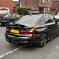 BMW 3 Series G20 G21 Gloss Black RK Style Rear Diffuser 19-22 - Dual by Carbon Factory-Carbon Factory