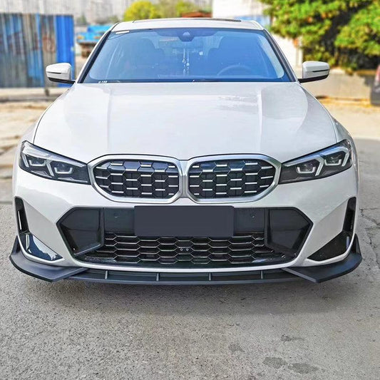 BMW 3 Series G20 G21 LCI Gloss Black BK Front Splitter 23-Present-Carbon Factory