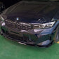 BMW 3 Series G20 G21 LCI Gloss Black MP Style Front Splitter 23-Present-Carbon Factory