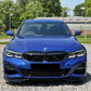 BMW 3 Series G20 G21 Pre-LCI Gloss Black MP Style Front Splitter 19-21 by Carbon Factory-Carbon Factory