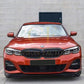 BMW 3 Series G20 G21 Pre-LCI Gloss Black MP Style Front Splitter 19-21 by Carbon Factory-Carbon Factory