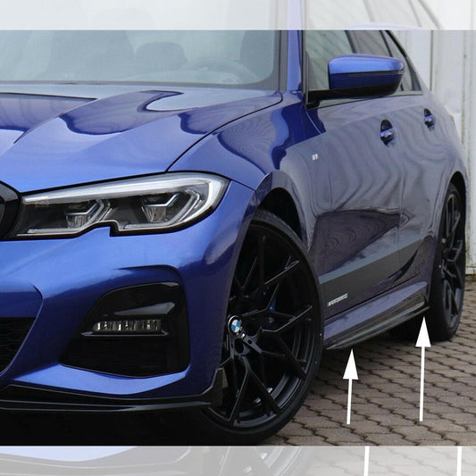 BMW 3 Series G20 Gloss Black MP Style Side Skirt 19-Present by Carbon Factory-Carbon Factory