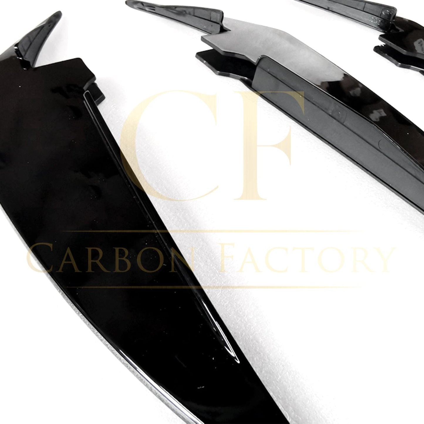 BMW 3 Series G20 LCI Gloss Black Front Canards 23-Present by Carbon Factory-Carbon Factory