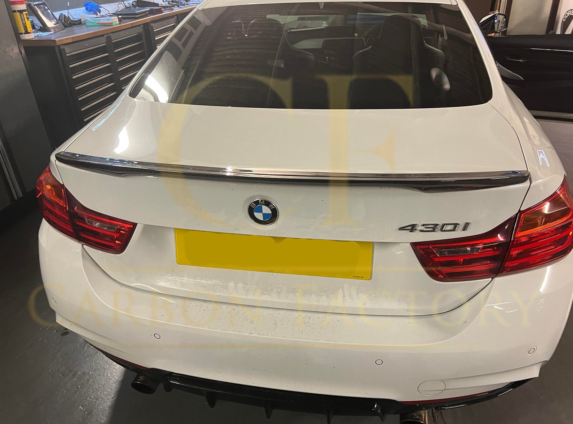 BMW 4 Series F32 Coupe MP Style Carbon Fibre Boot Spoiler 14-20 by Carbon Factory-Carbon Factory