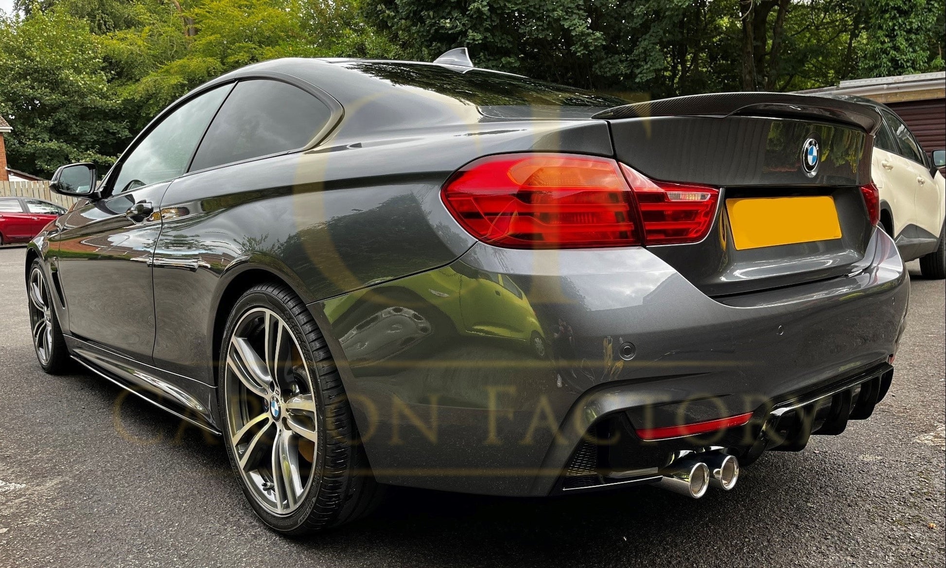 BMW 4 Series F32 Coupe MP Style Carbon Fibre Boot Spoiler 14-20 by Carbon Factory-Carbon Factory