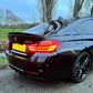 BMW 4 Series F32 Coupe MP Style Gloss Black Boot Spoiler 14-20-Carbon Factory