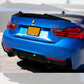 BMW 4 Series F32 Coupe V Style Gloss Black Boot Spoiler 14-20 by Carbon Factory-Carbon Factory