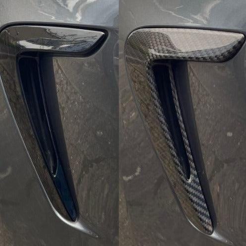 BMW 4 Series F32 F33 F36 Carbon Fibre Front Fender Side Trims by Carbon Factory-Carbon Factory