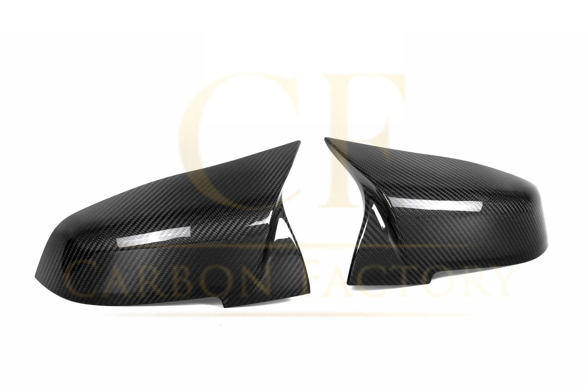 BMW 4 Series F32 F33 F36 V Style Pre-Preg Carbon Fibre Replacement Mirror Covers 12-20 by Carbon Factory-Carbon Factory