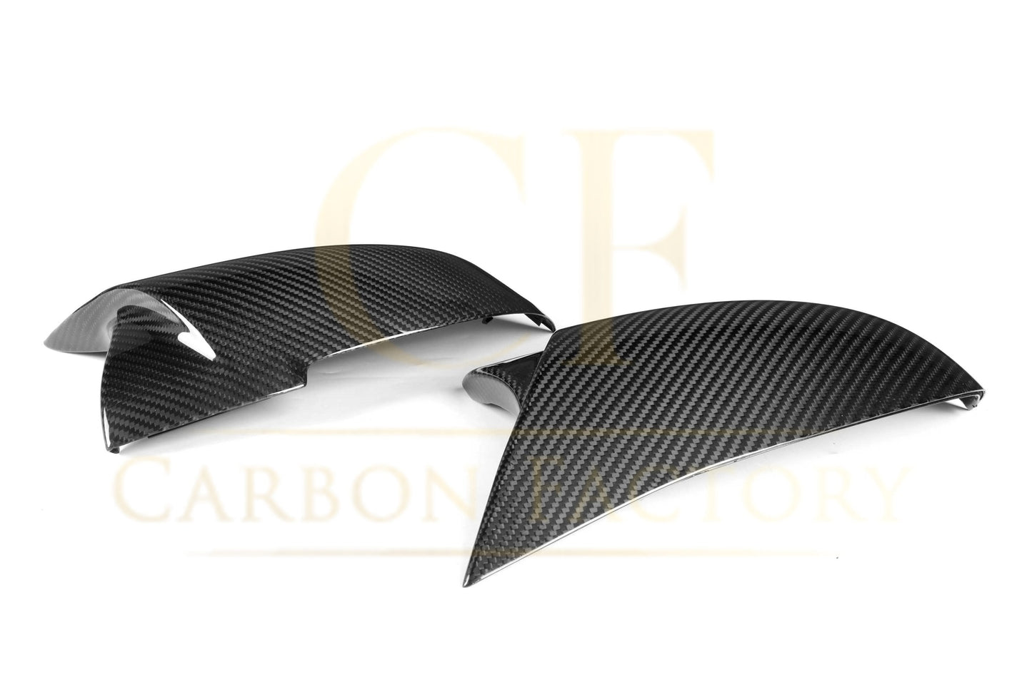 BMW 4 Series F32 F33 F36 V Style Pre-Preg Carbon Fibre Replacement Mirror Covers 12-20 by Carbon Factory-Carbon Factory